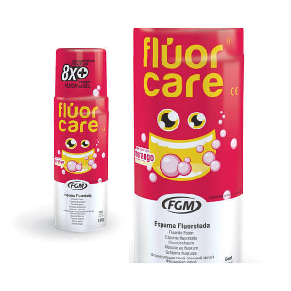 Flúor Care Strawberry Fluoride Foam - FGM - 2868