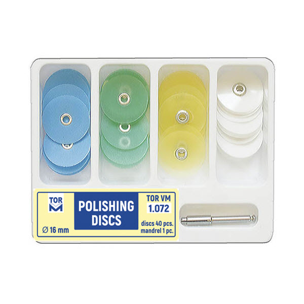 Polishing Discs, 16mm, Contouring + Finishing + Polishing Kit - TOR - 1.072