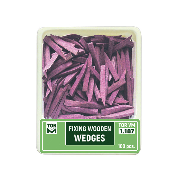 Fixing Wooden Wedges, Violet, Thick, Long - TOR - 1.187