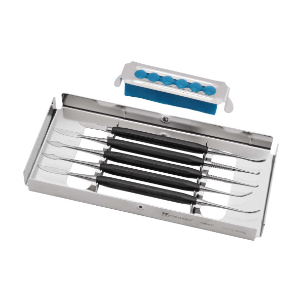 Dental Wax Modelling Instruments Kit/5 Pieces - Medesy - 599/KIT