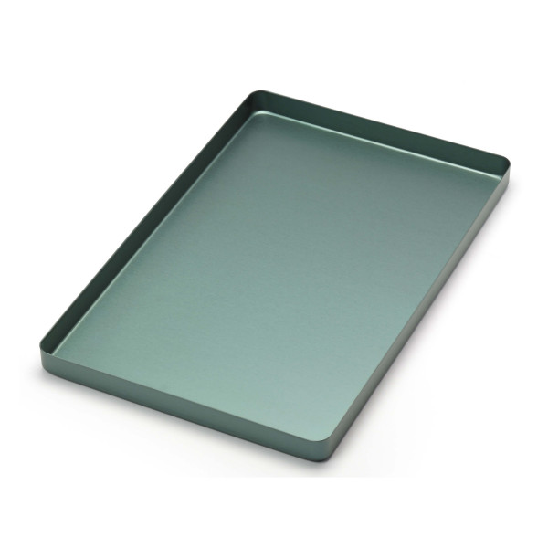 Aluminum Tray Green Normal 285x185x15mm - Medesy - 998-V