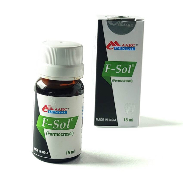 F-SOL, Formocresol Solution, 50ml - MAARC - 3012/015