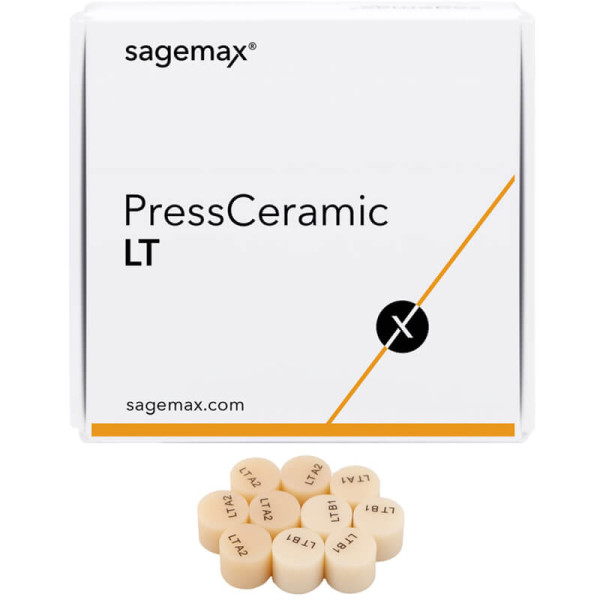 Press Ceramic LT A1, Pack/4 Ingots - Sagemax - 742853