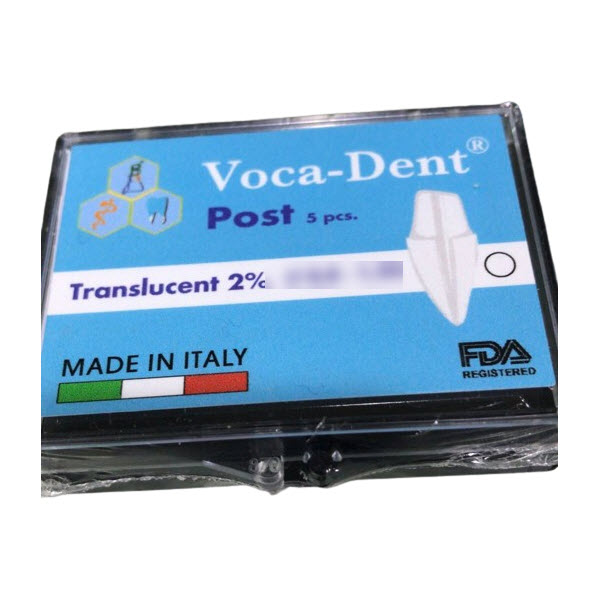 Translucent Conical Fiber Post 1.25mm, PK/5 - Vocadent -