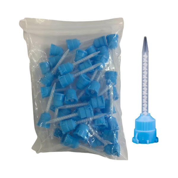 Blue Mixing Tips #1, 1:1 Ratio, 64mm,for Temporary C&B - Generic China - SME1