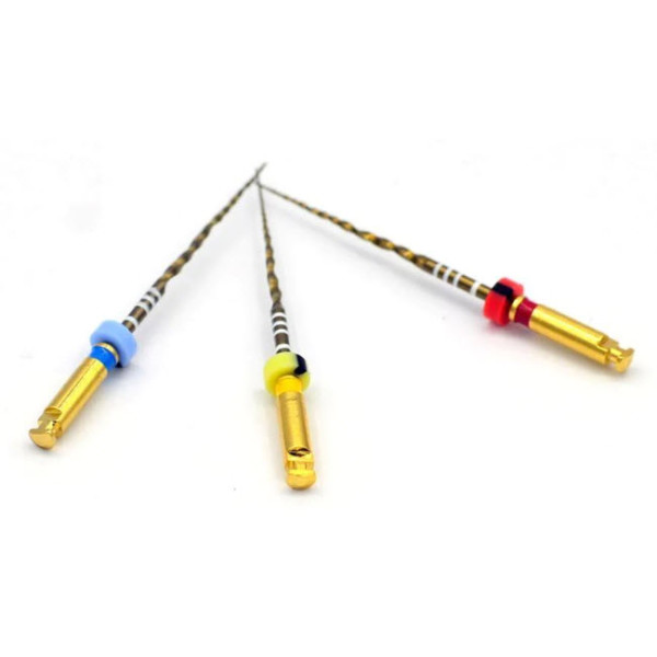 X1-X3 Rotary File MTF Plus Gold 25mm Assorted - Dental Perfect -