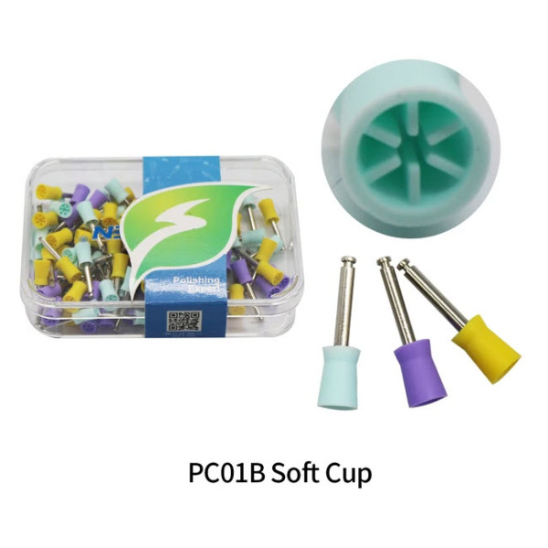 Prophy Cup 6-Web, PK/100 - Generic China - PC01B