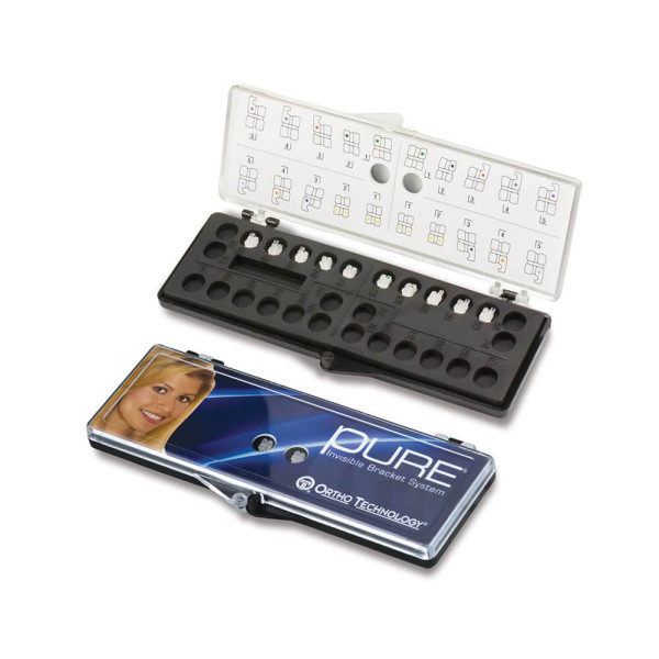 Pure Crystal Clear Aesthetics Patient Kit, 022 Roth 5x5 Hooks 345 - Ortho Technology - S22340
