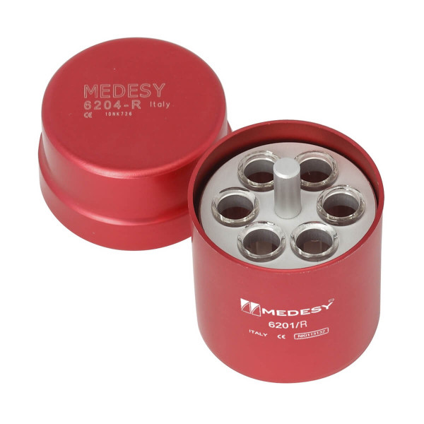 Endodontic Box Aluminum Red - Medesy - 6204-R