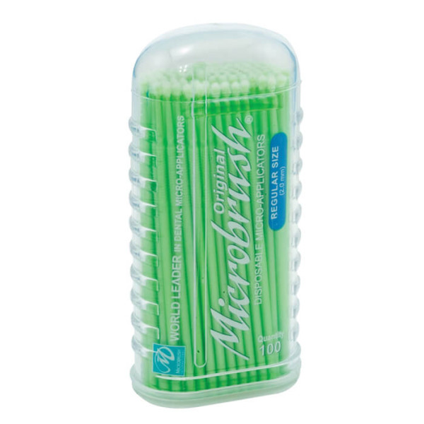 Microbrush Applicator, Regular, Green, 2.0mm - Microbrush - WMRG100