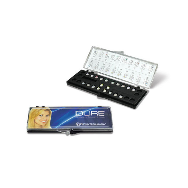 Pure Crystal Clear Aesthetics Patient Kit, 018 Roth 5x5 Hooks 345 - Ortho Technology - S18340