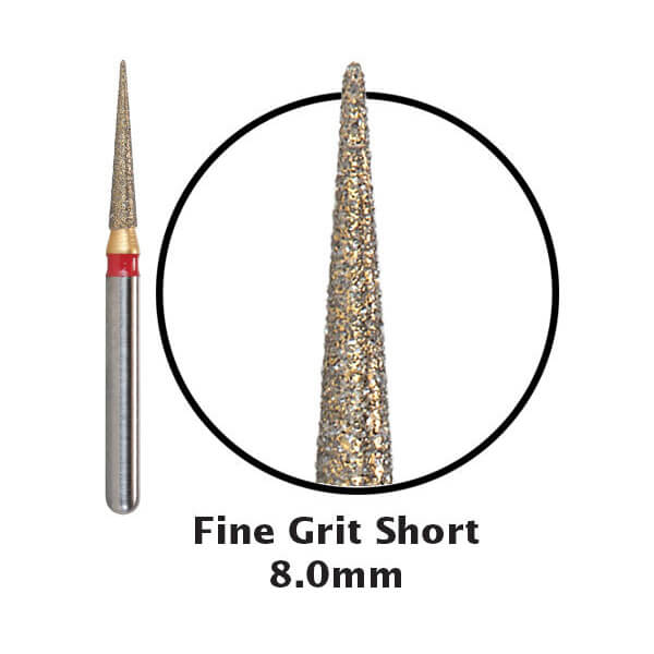 Shorter IPR Stripping Diamond, Fine, FG 014, ISO 8858 - Ortho Technology - 8858-31-014