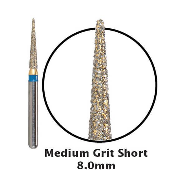 Shorter IPR Stripping Diamond, Medium, FG 014, ISO 858 - Ortho Technology - 858-31-014