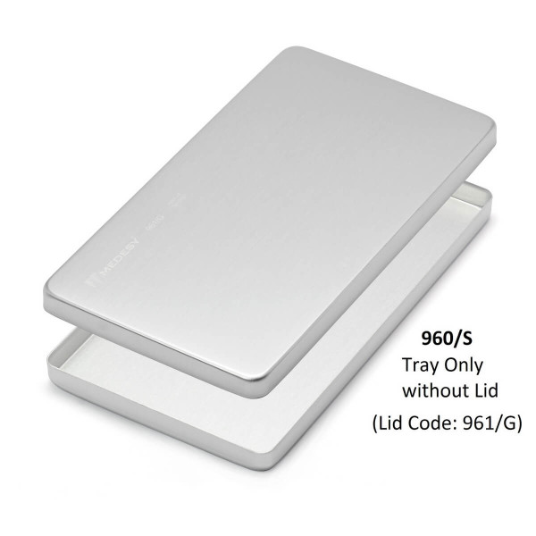 Tray Mini Aluminum Silver - Medesy - 960-S