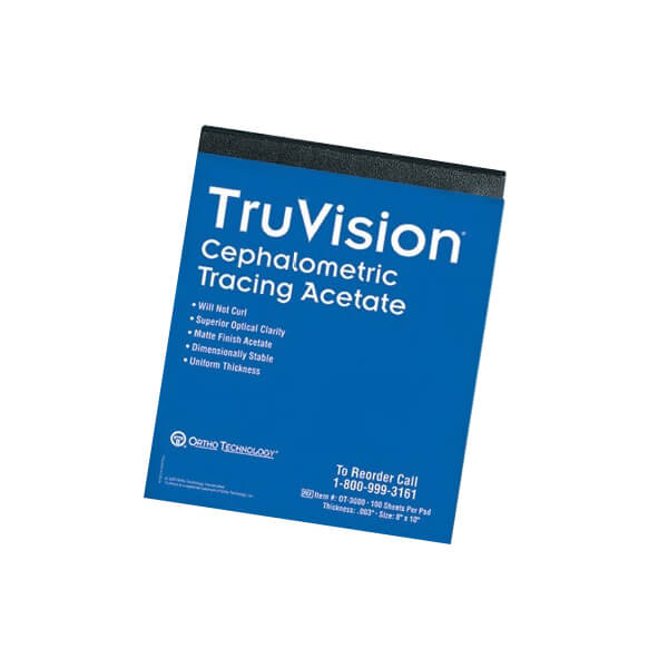 TruVision Cephalometric Tracing Pad, 8x10, PK/100 - Ortho Technology - 3000