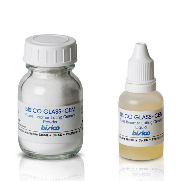 BISICO GLASS CEM Luting Cement (Liquid and Powder) - Bisico - 75060