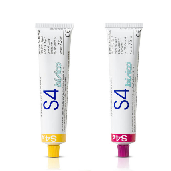 BISICO S4 Light Normal Set, A Silicon for Correction and Denture 153ml - Bisico - 1260