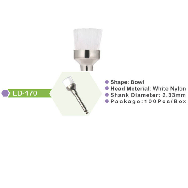 Polishing Nylon Brush LD-170, PK/100 - Luster Dent -
