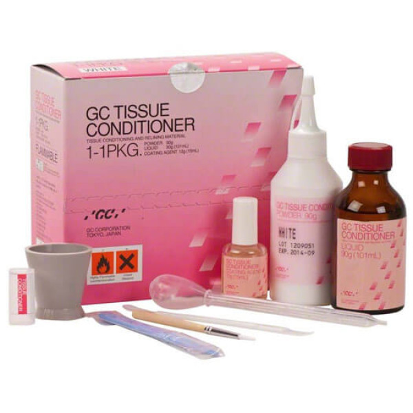GC Tissue Conditioner & Soft Acrylic Relining, Live Pink - GC - 003455