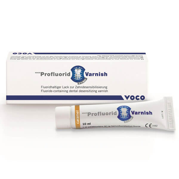 Profluorid, Fluoride Desensitising Varnish (5% NaF), Caramel, Tube - VOCO - 2232