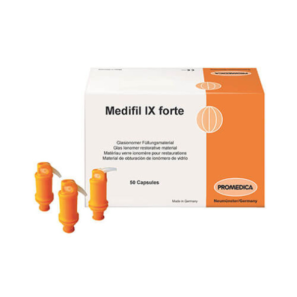 Medifil IX Forte, Radiopaque Glass Ionomer Bulk, Capsules, A1 - Promedica - 2608