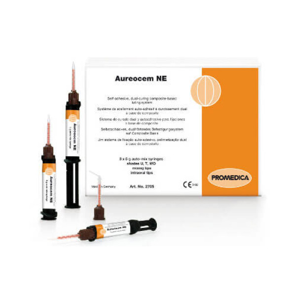 Aureocem NE, Self-adhesive, Luting Cement, Universal, Syringe - Promedica - 2706