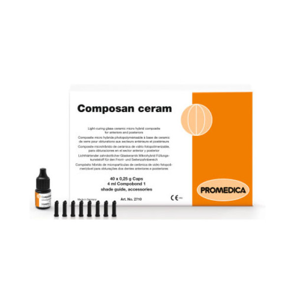 Composan Ceram, Glass Ceramic Micro-Hybrid Composite, Capsule, Kit - Promedica - 2710