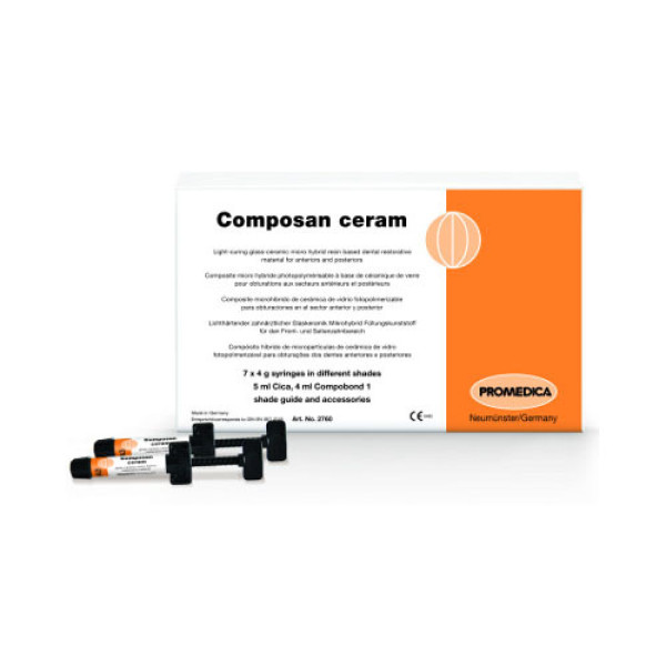 Composan Ceram, Glass Ceramic Micro-Hybrid Composite, A2, Syringe - Promedica - 2762