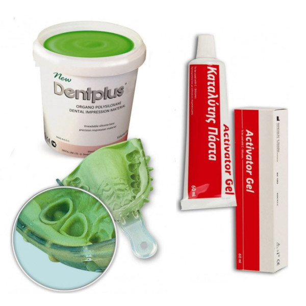 DentPlus 900ml C-Silicone & Activator Gel 60ml - dentalline -