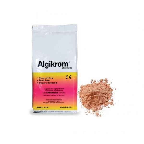 ALGIKROM, Alginate with Chromatic Indicator, 450g - dentalline -