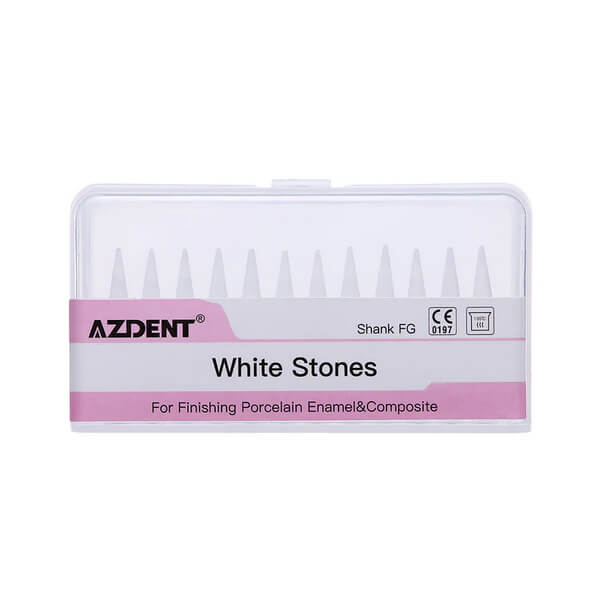 AZDENT Polishing White Stone, PK/12 - Generic China -