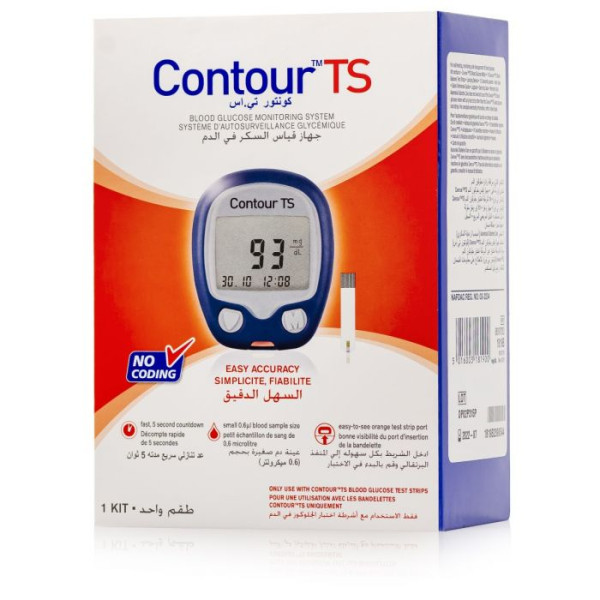 Contour TS Blood Glucose Meter - Contour Next -