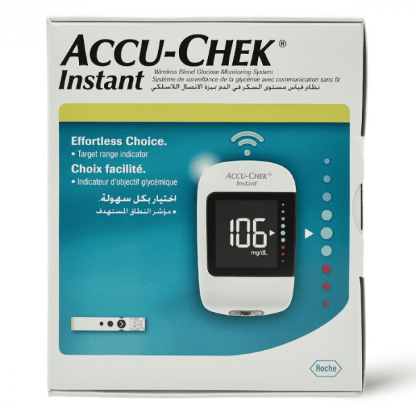 Wireless ACCU-CHEK Instant Blood Glucose Meter - Accu-Chek -