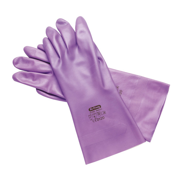IMS Nitrile Flock-lined Utility Gloves Size #7 PK/3 Pairs - Hu Friedy - 40-060