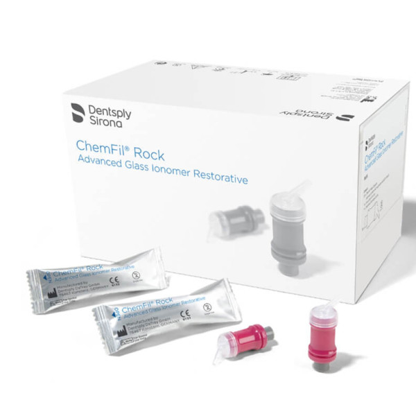 ChemFil Rock, Glass Ionomer Filling, Contrast White - Dentsply Sirona - 60606595