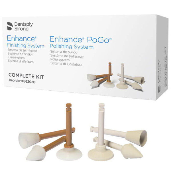 Enhance PoGo Finishing & Polishing Complete Kit, PK/60 - Dentsply Sirona - 662020