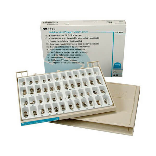 Primary Molar SS Crown Forms, Complete Kit/96 - 3M ESPE - ND-96