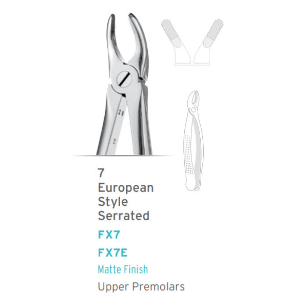 European Style Forceps #7 - Hu Friedy - FX7E