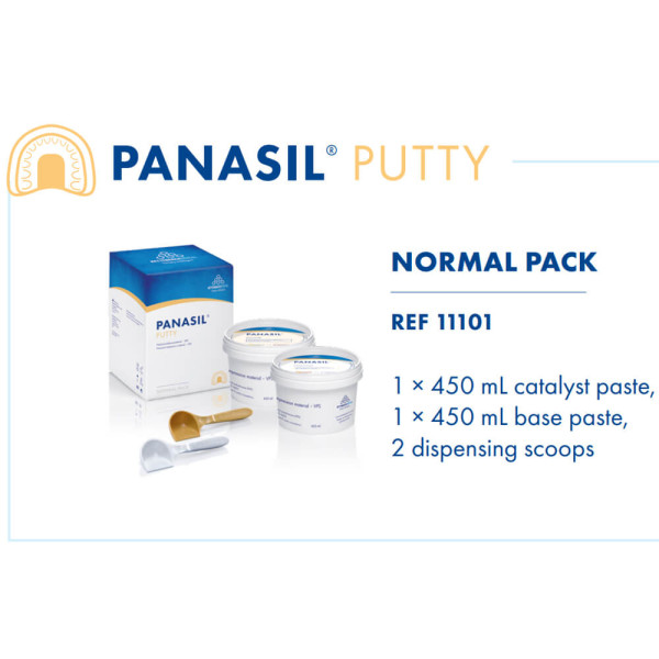 Panasil Putty, Normal Set, Normal Pack 900 ml - Kettenbach - KTN-11101