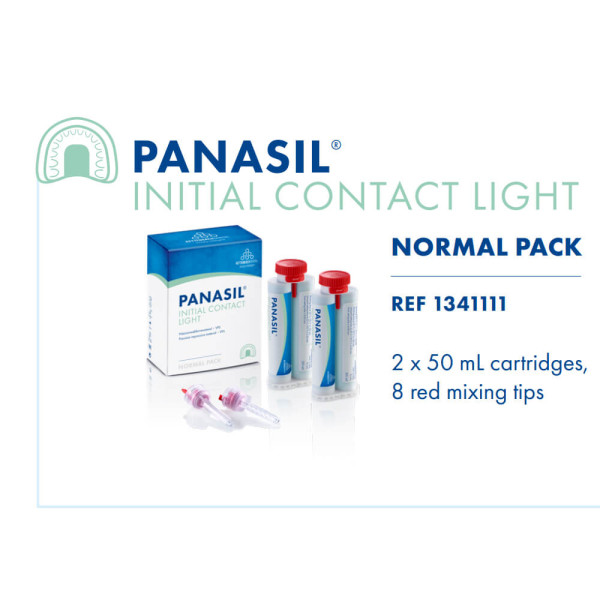 Panasil initial contact, Light, Fast Set, Normal Pack 2x50 ml - Kettenbach - KTN-13471