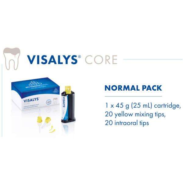Visalys Core Dentin Cartridge Normal Pack - Kettenbach - KTN-13871