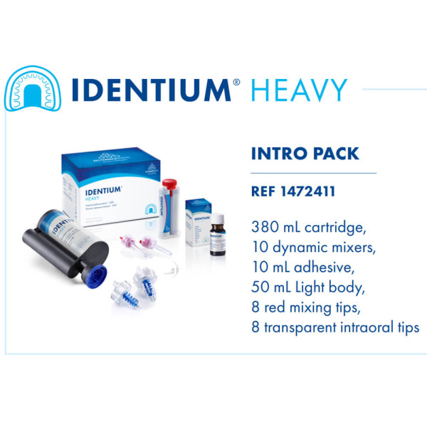 Identium Heavy Intro Pack 380 ml + 50 ml Light - Kettenbach - KTN-14724