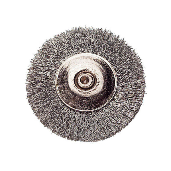 Silver Wire Brushes, 19mm PK/12 for Metal Pre-Polishing - Renfert - 1660000